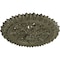 Ekena Millwork Lariah Ceiling Medallion (Fits Canopies up to 1 3/8"), 24 3/4"OD 1 3/8"ID x 3 1/4"P, Spartan Stone CM24LASSF - alternate 3